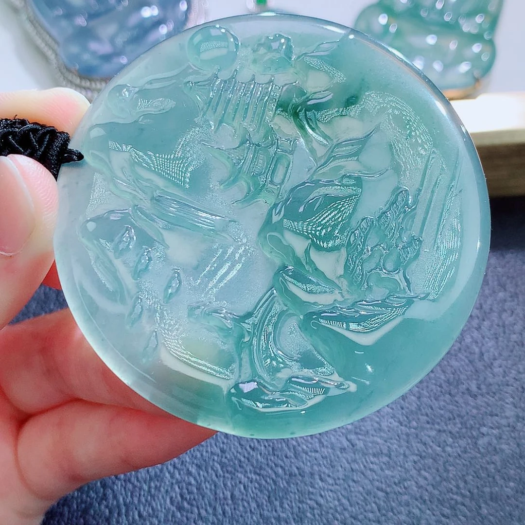 颈饰未镶嵌翡翠翡翠