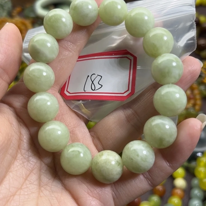 蛇纹石玉未镶嵌手链