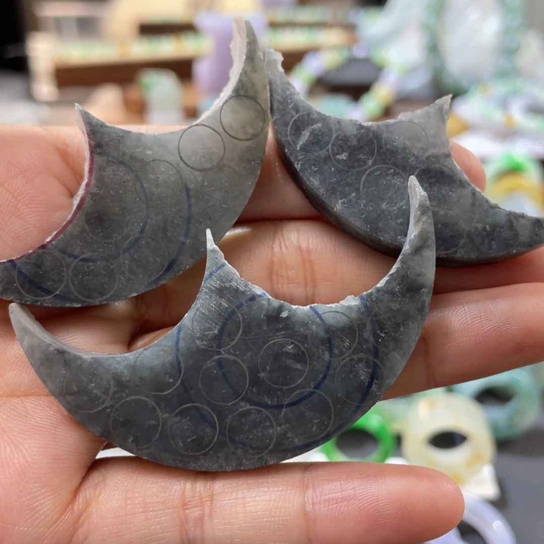 定制翡翠未镶嵌爱****胖翡翠