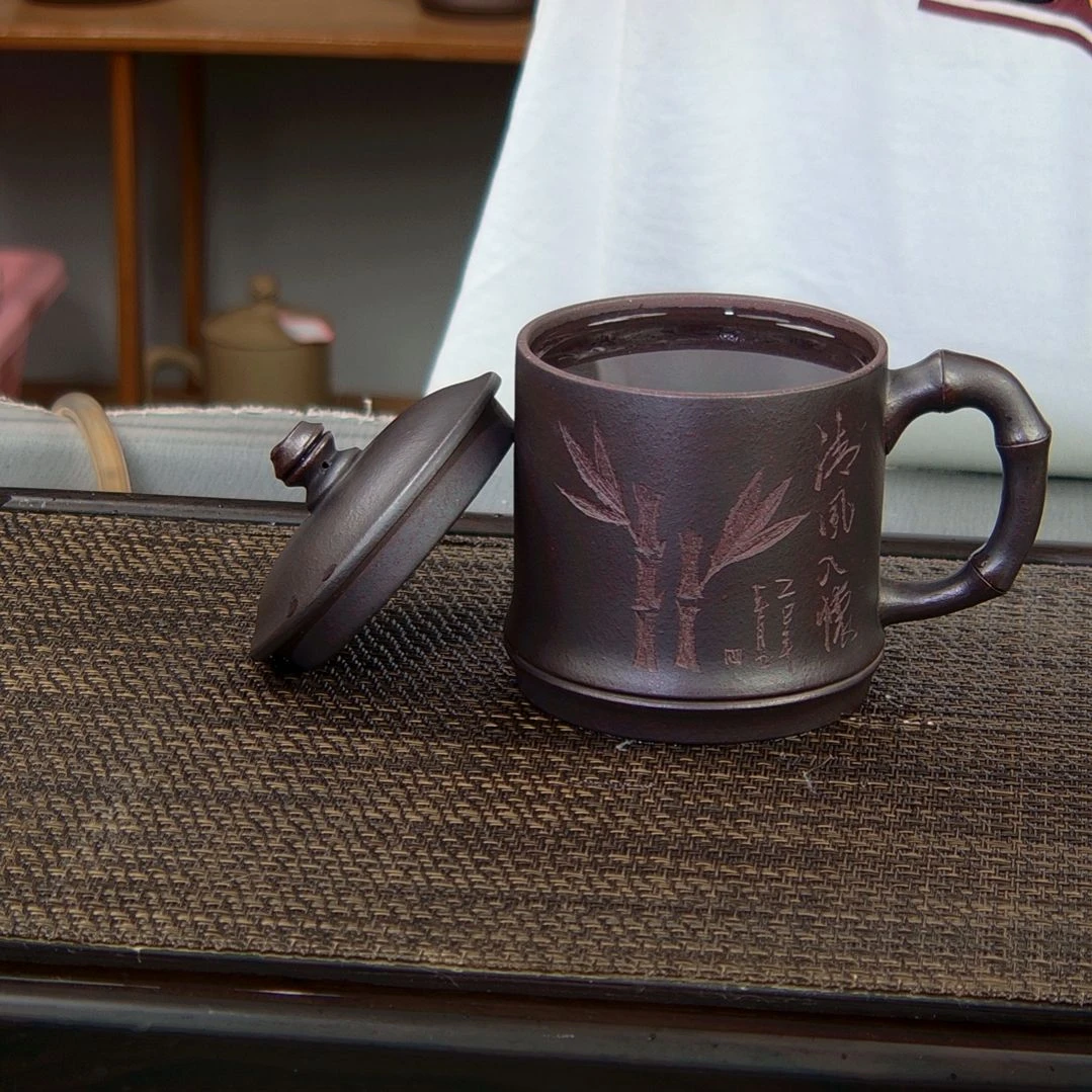 【闪购商品】茶杯绿泥高货放漏