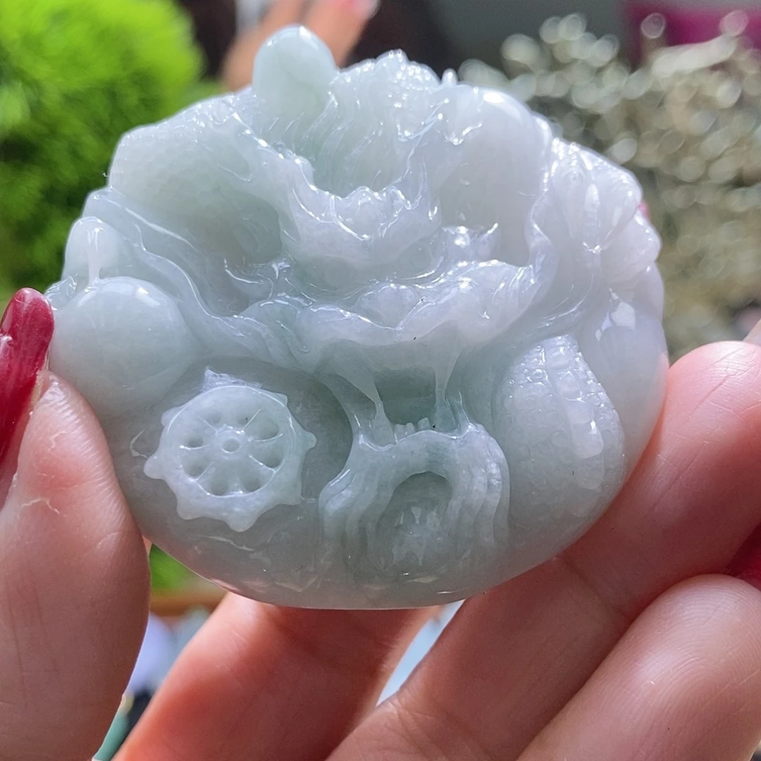 【闪购商品】翡翠颈饰未镶嵌龙牌