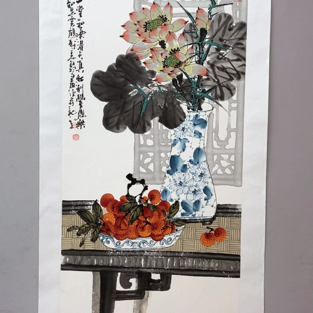 国画陈党明三尺精品佳作