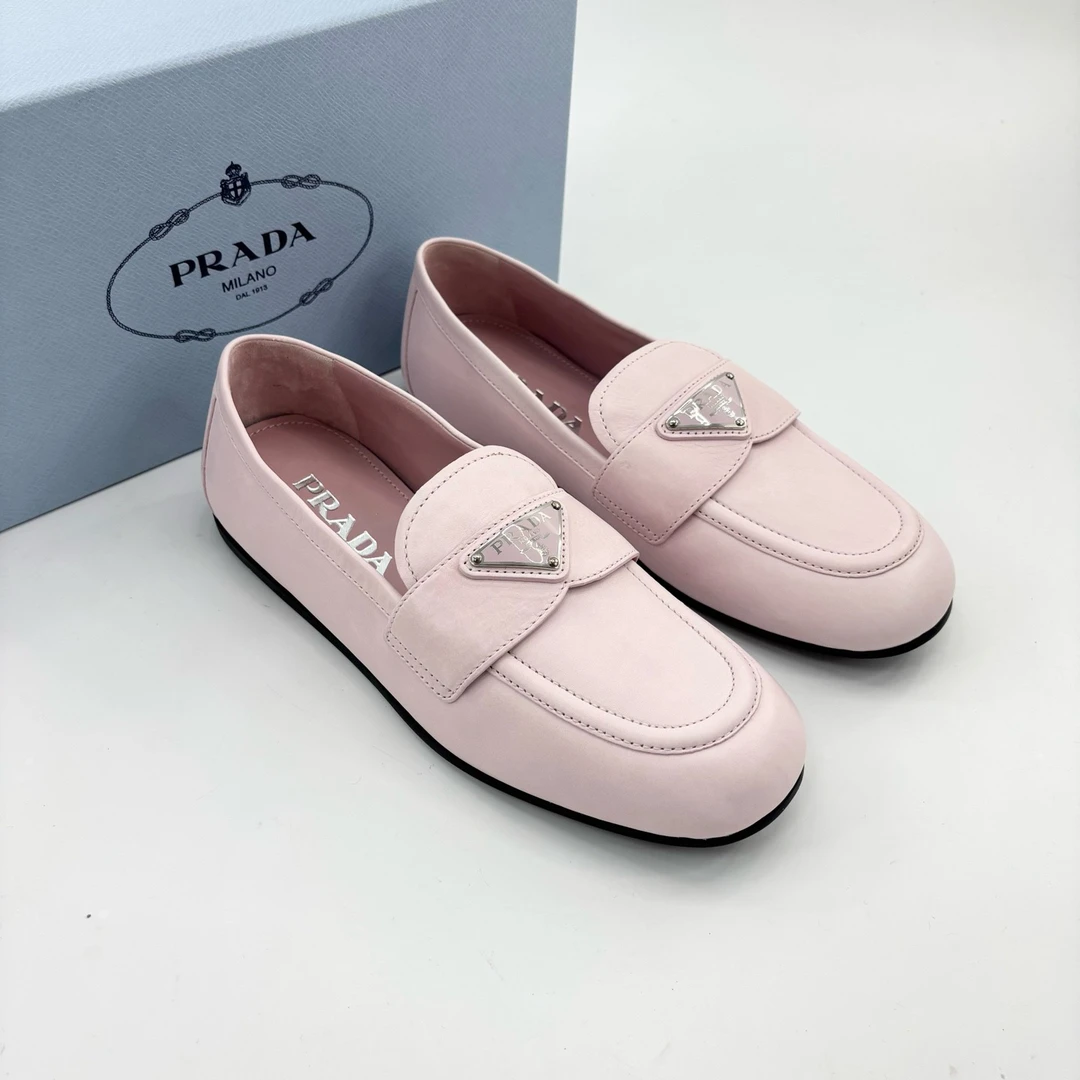 未使用 Prada/普拉达 三角标平底鞋/36.5码-38码合集/pp0032