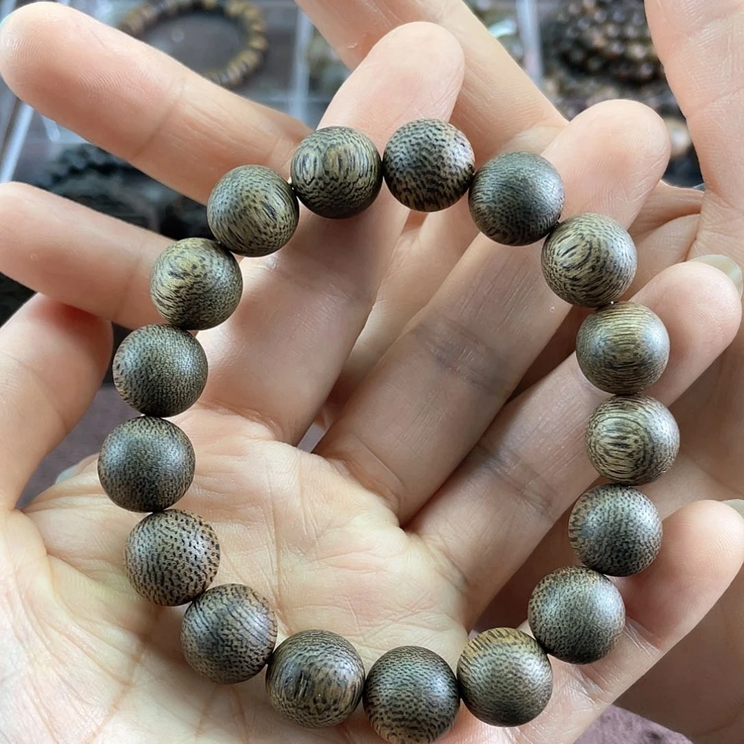 手串沉香文莱蛇皮纹