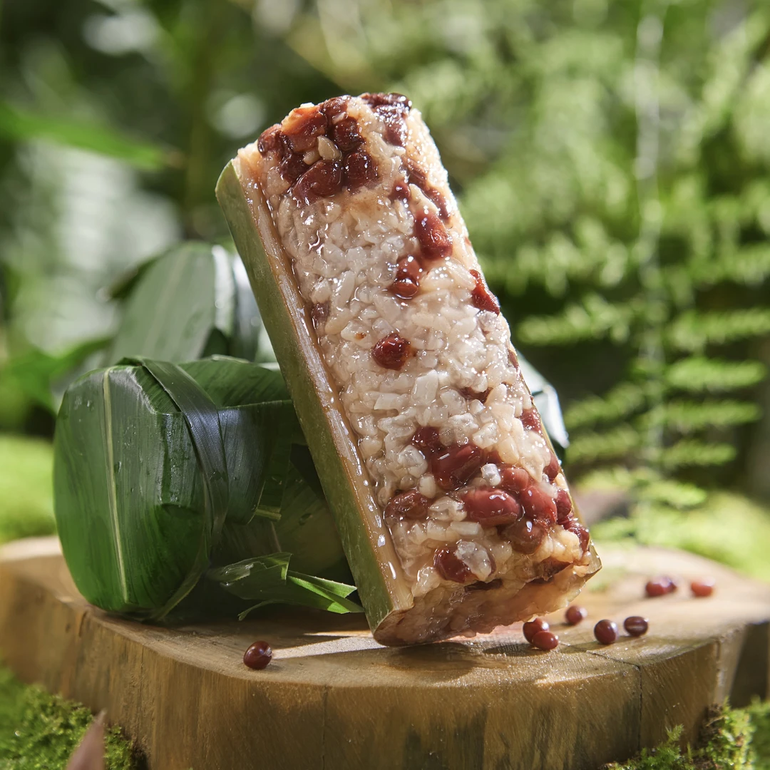 竹筒粽子豆沙红豆袋装早餐新鲜即食粽子(超值好吃)