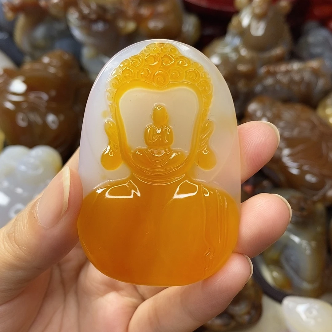 玛瑙/玉髓吊坠未镶嵌