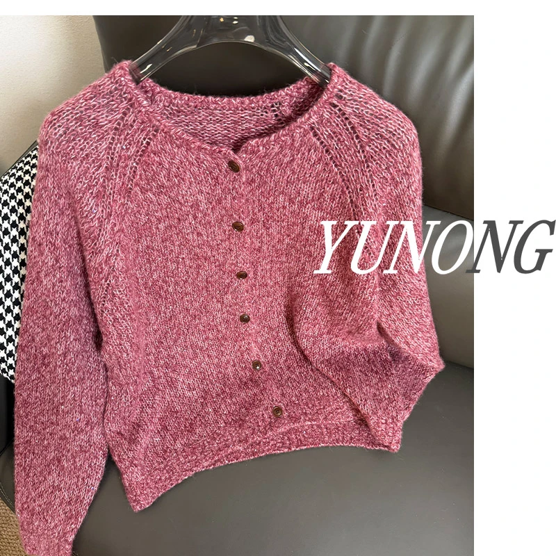 【YUNONG】羊绒/高货秋冬毛衣显瘦百搭宽松