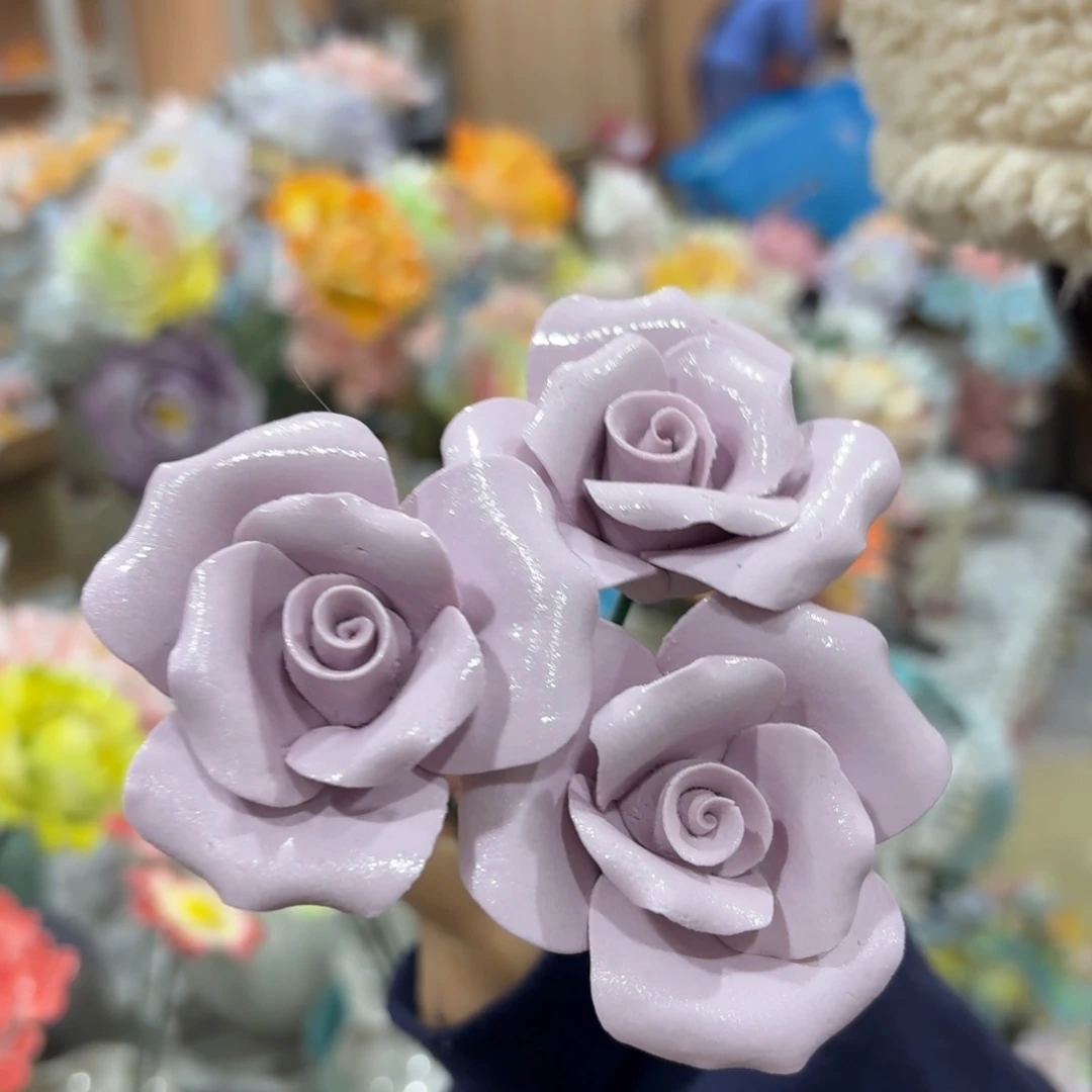 陶瓷花，20元发货，退款拉黑