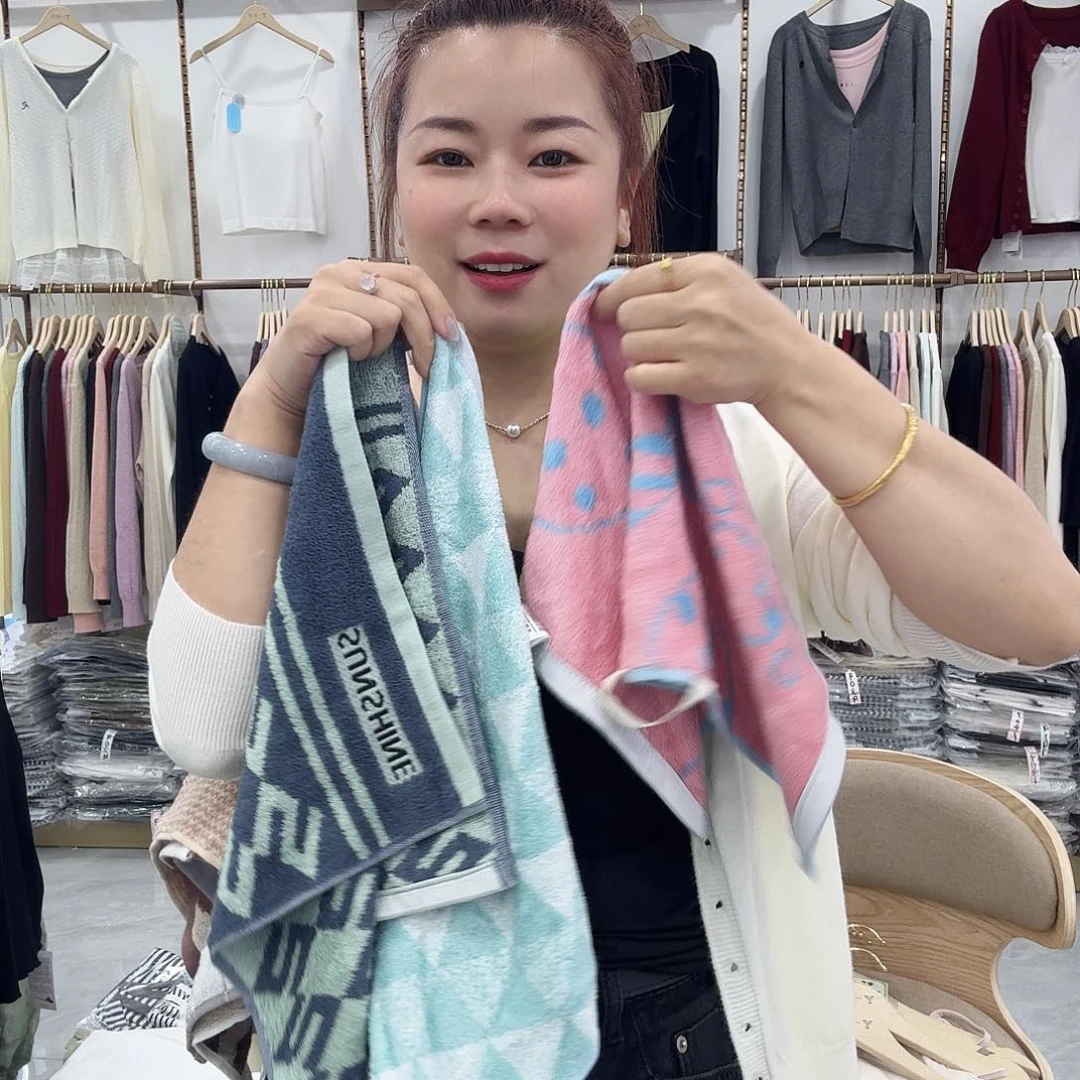 棉竹纤维毛巾三条