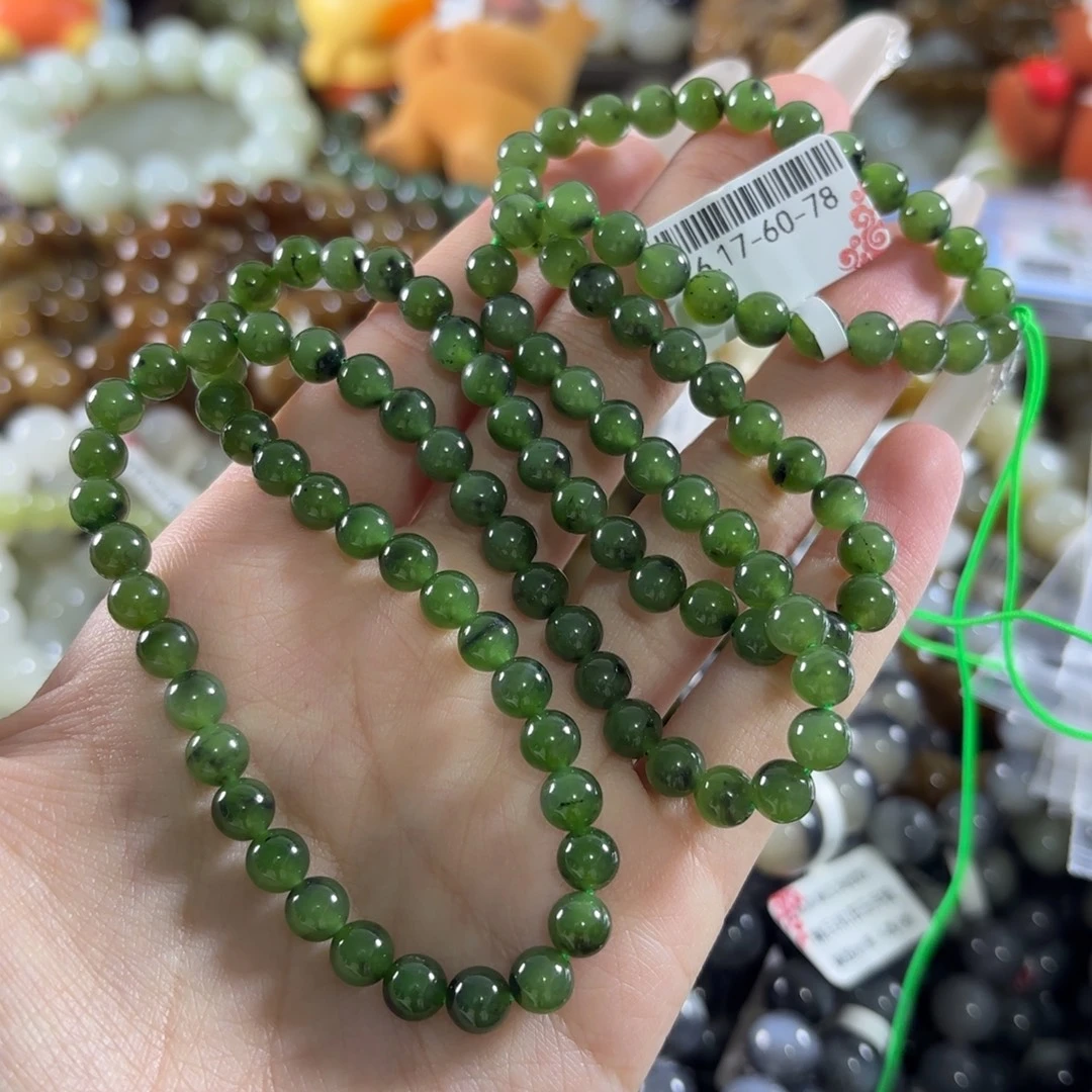 和田玉未镶嵌手链115