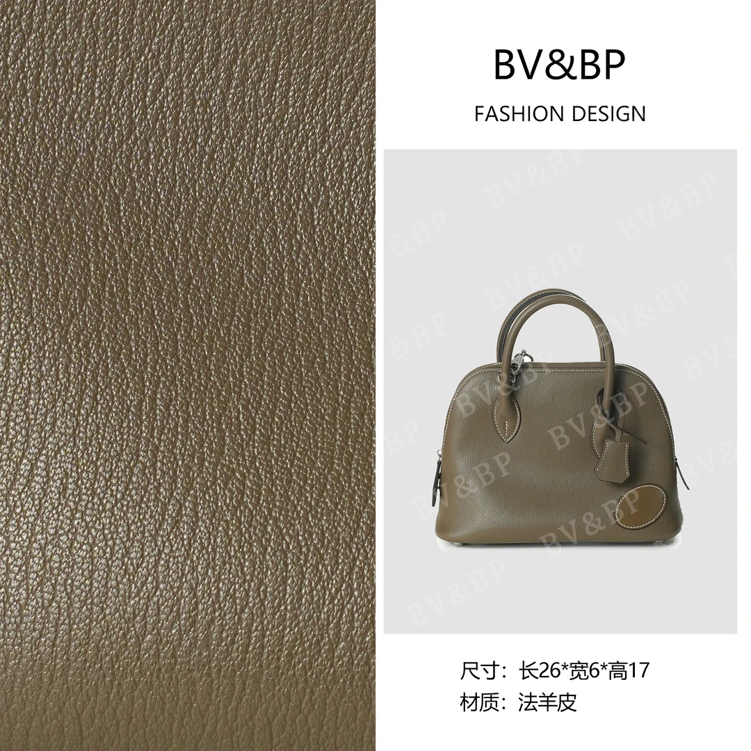 BV&BP· 原创设计 真皮高定手提单肩包  BV915417-大象灰