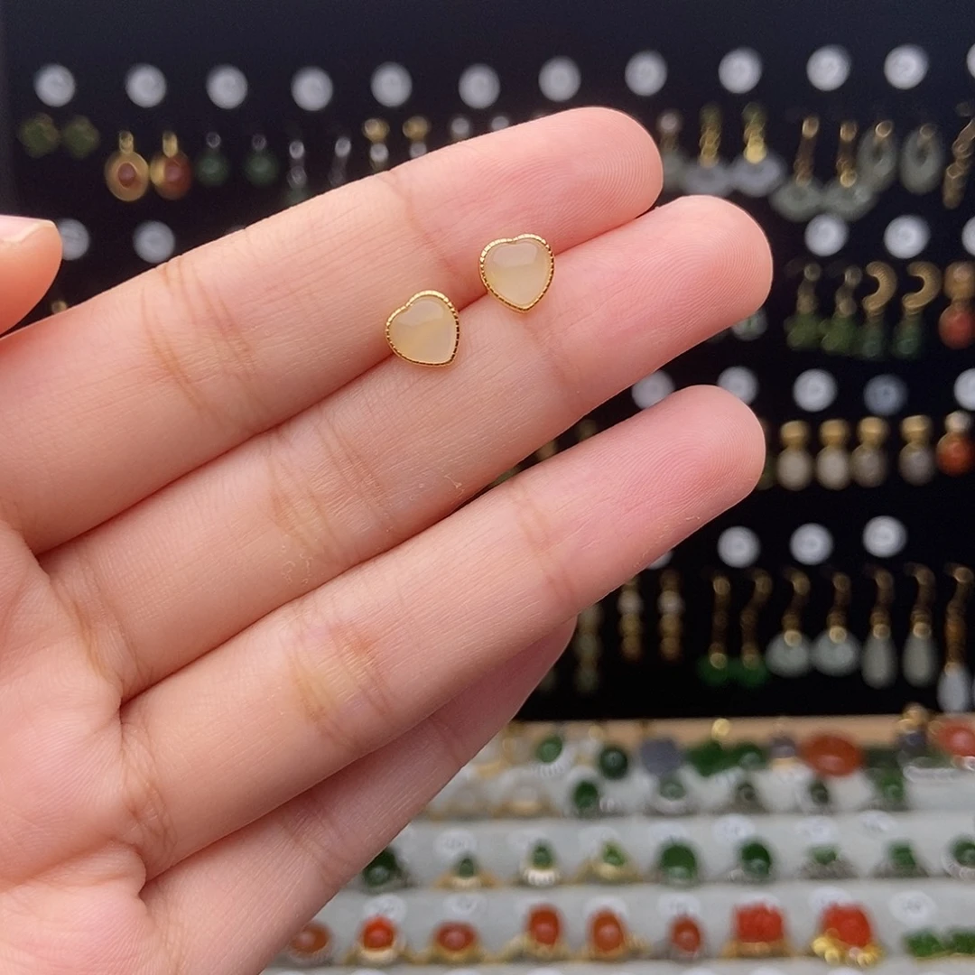 和田玉银S925镶嵌颈饰