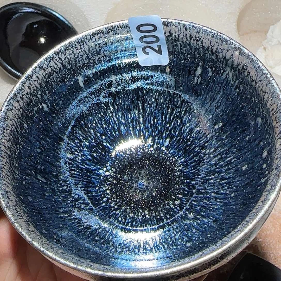 茶盏琢泥窑柴烧开窑