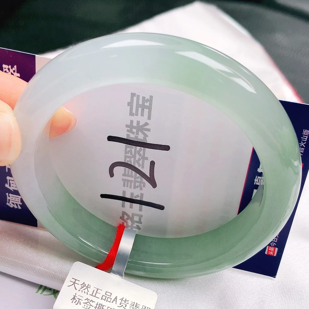翡翠未镶嵌手镯缅甸天然a货翡翠手镯