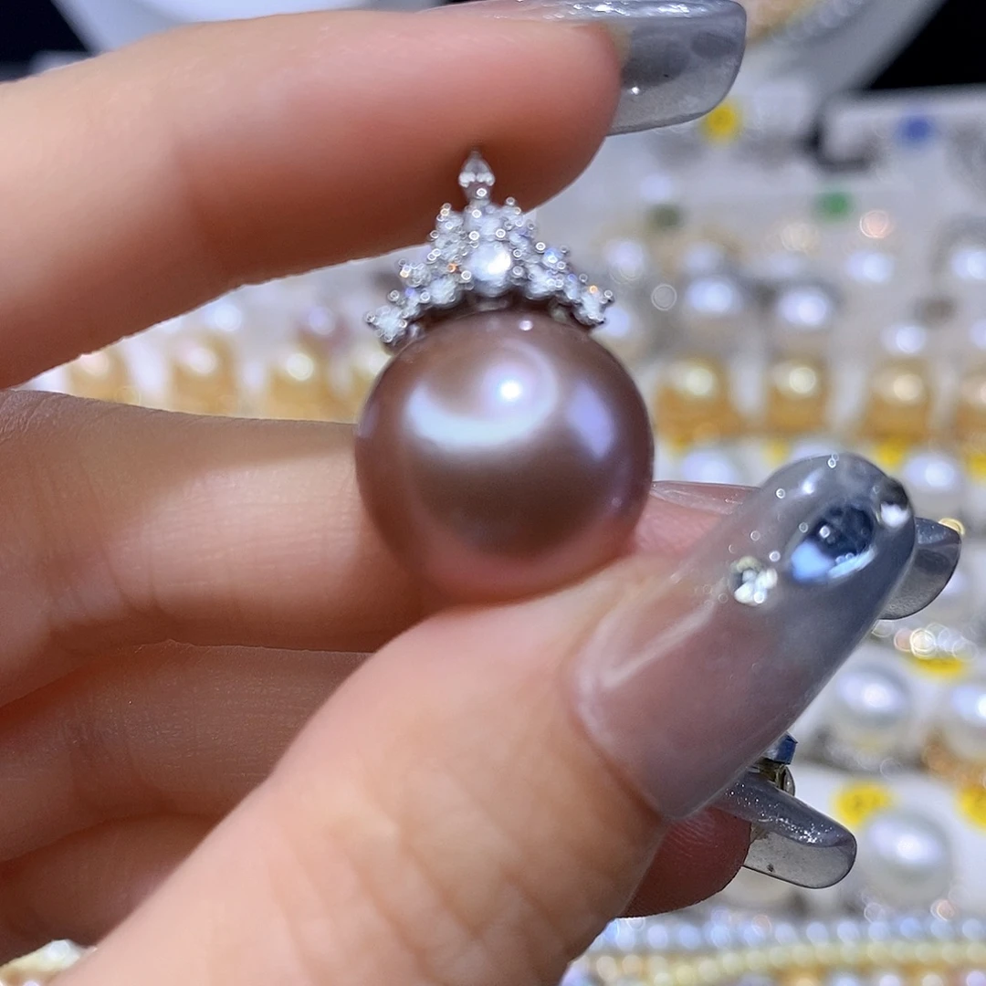 颈饰合金淡水珍珠15