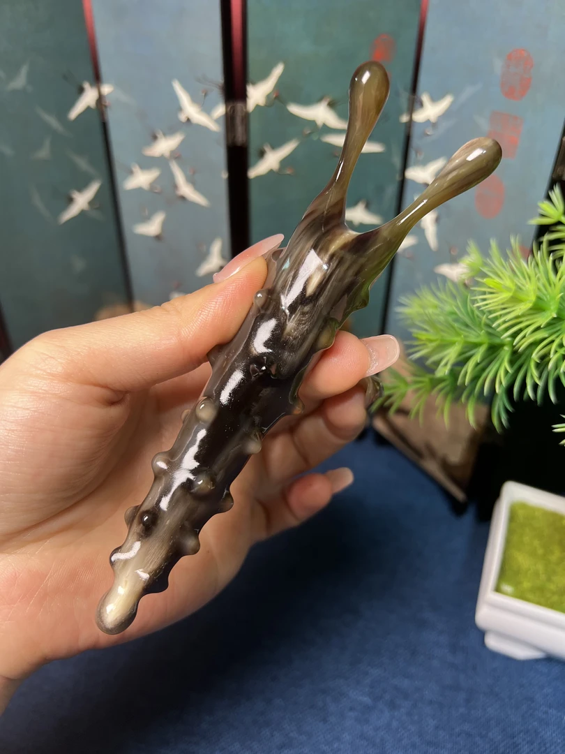 板娘专享 白水牛角黑金刚微瑕海参钉钉美鼻器 只退不换-538