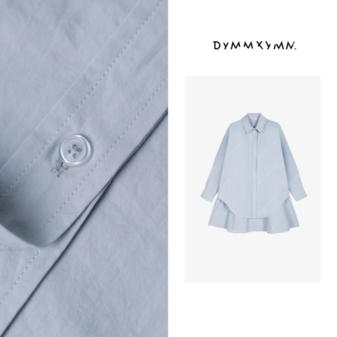 【DYMMXYMM】-极简风双色假两件衬衫-5SSW7651