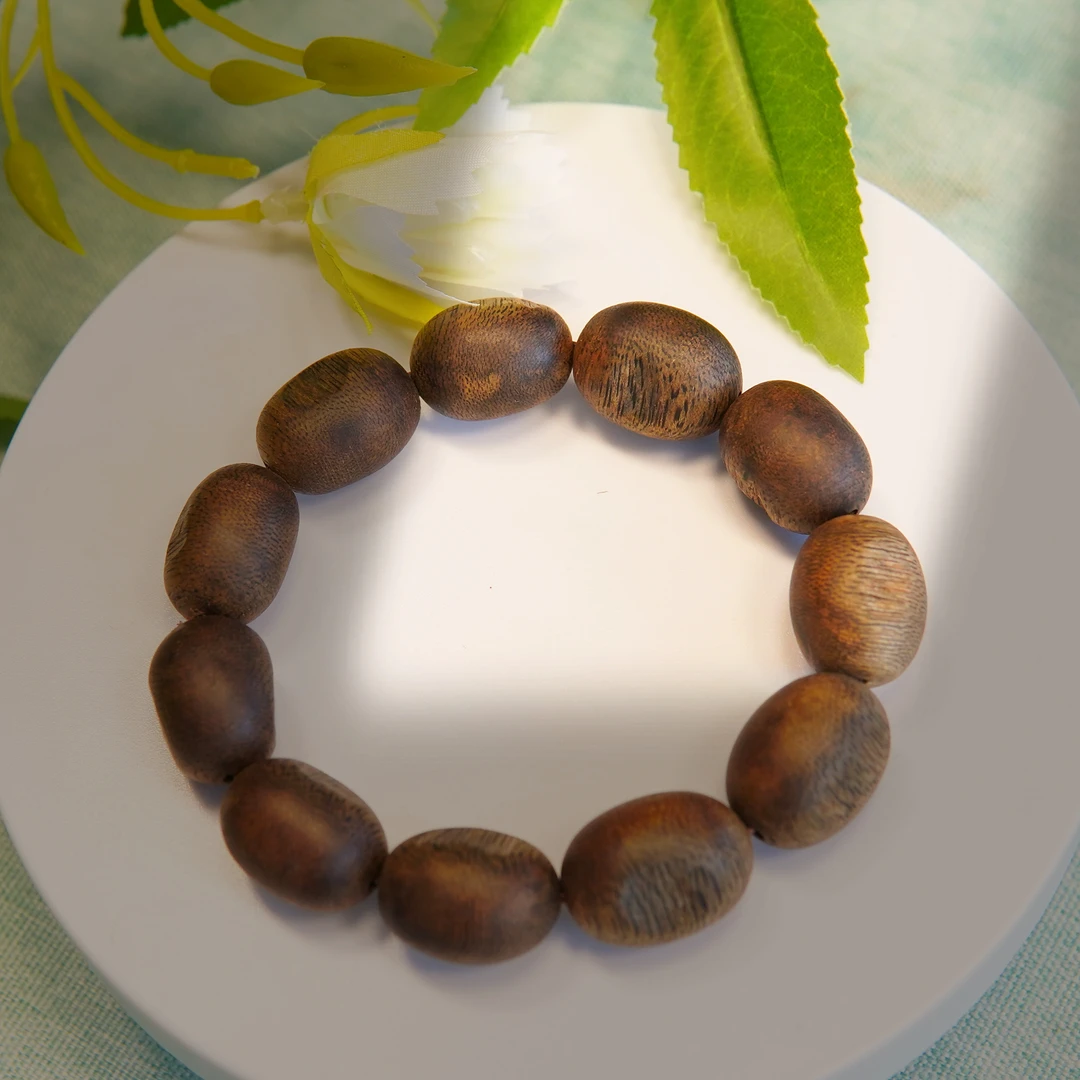 沉香奇楠沉香手串单圈留疤珠YLWC12