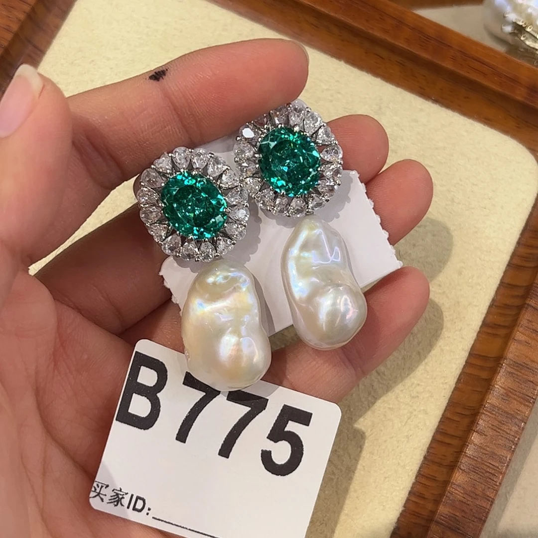 耳饰淡水珍珠合金