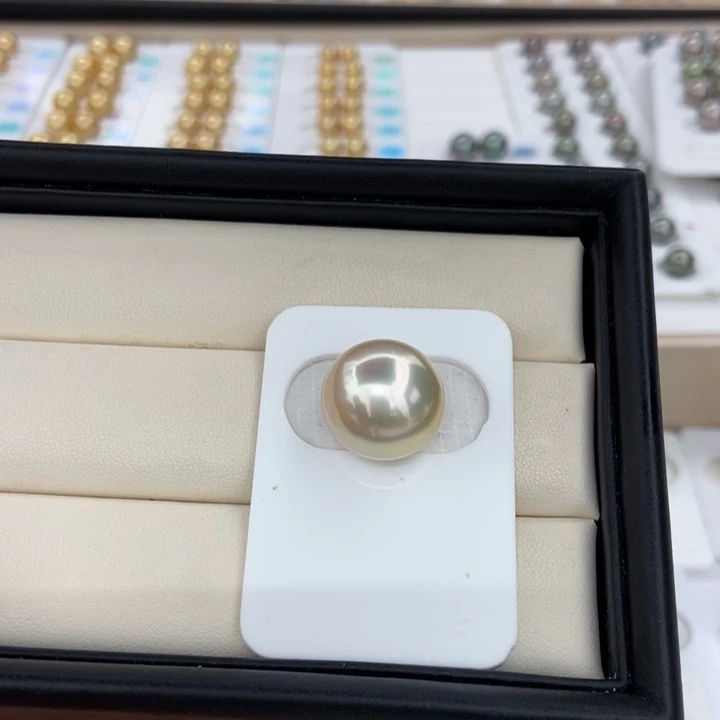 海水珍珠裸珠南洋干枯16-17