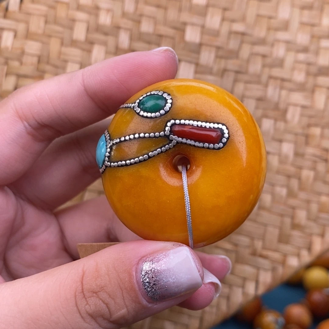 未镶嵌琥珀裸石蜜蜡T