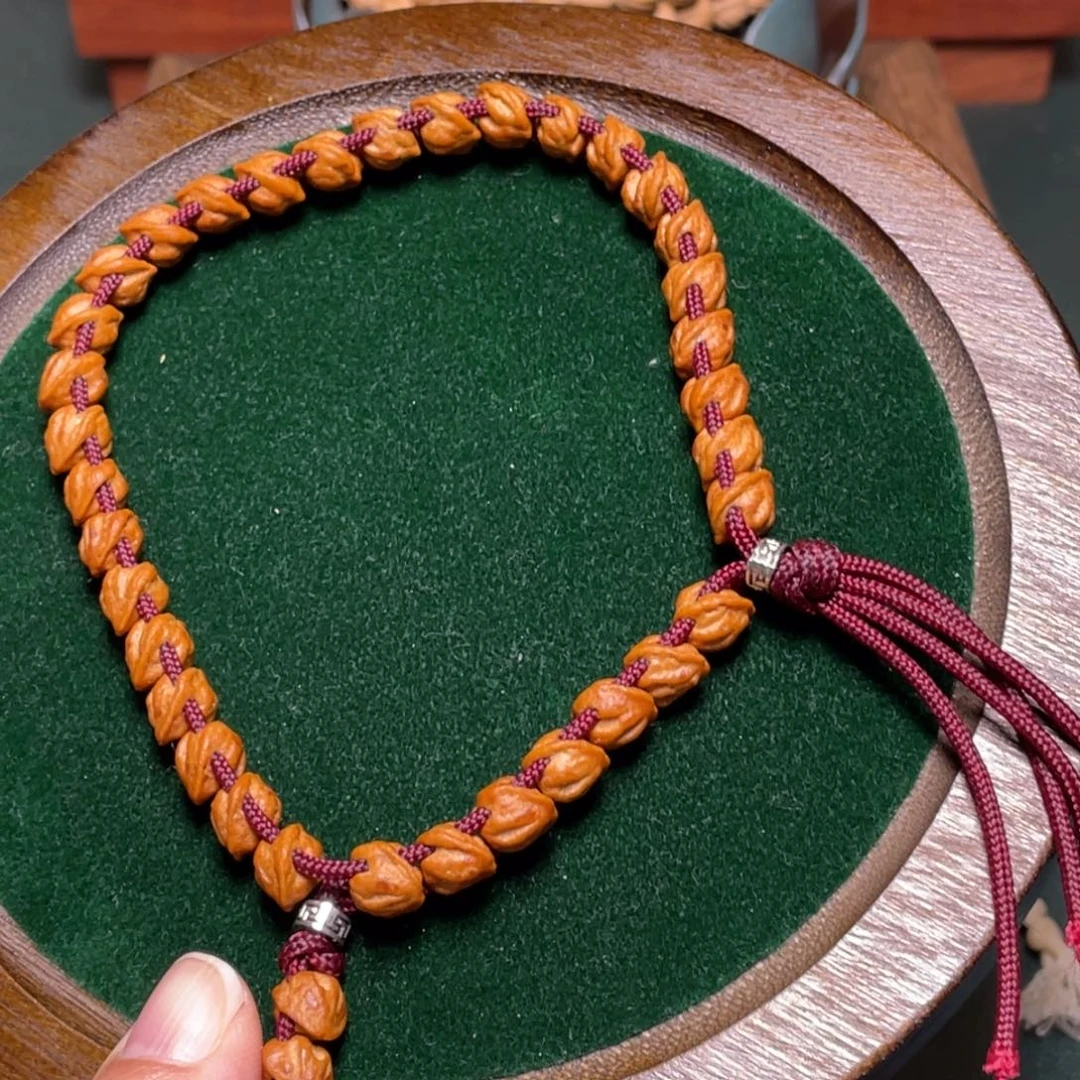 柏香籽/百香籽吊坠灵蛇手持