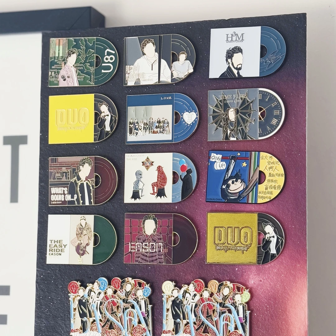 独家Eason陈奕迅演唱会唱片系列金属徽章冰箱贴情人节周边礼物