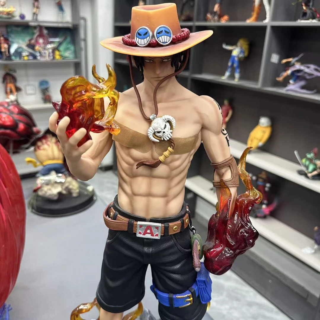海贼王 火拳艾斯  优质版 潮玩 手办摆件 20cm H