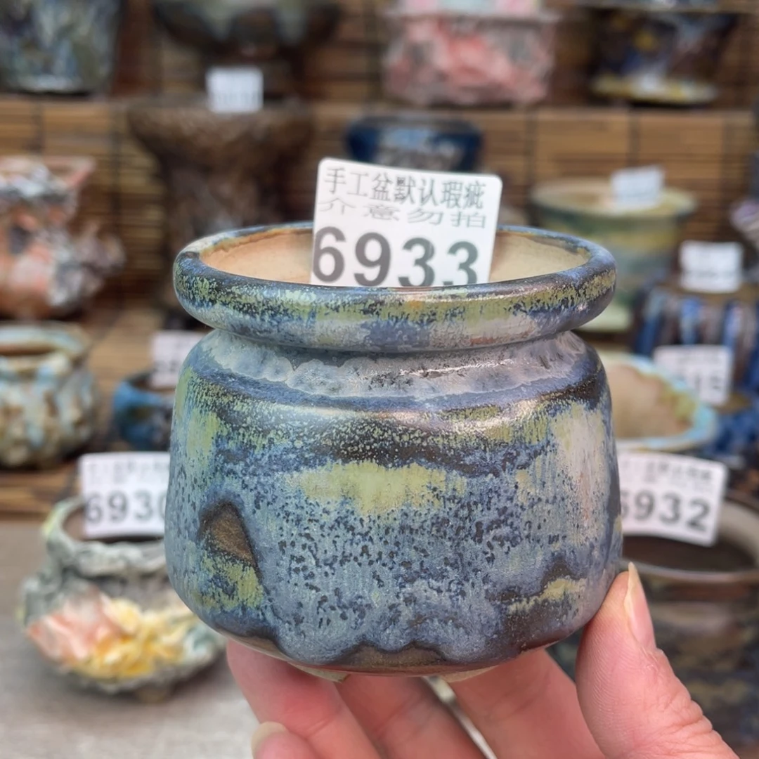 手工花盆默认瑕疵完美者勿拍