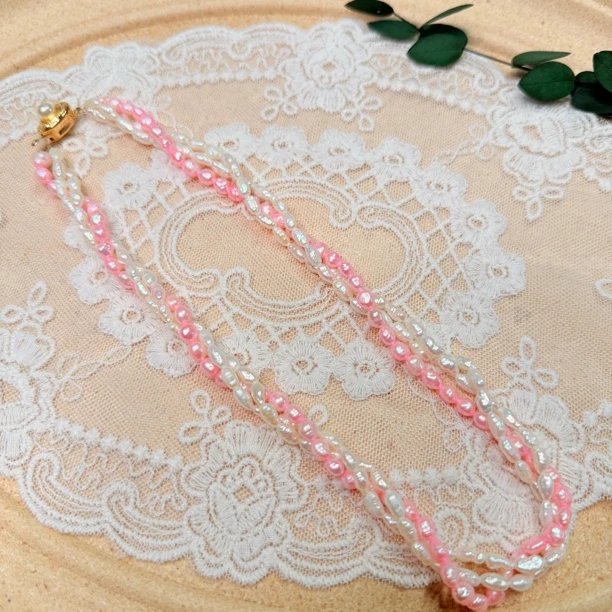 全新未使用  【六六中古】孤品简约淡水珍珠项链ew292链长41