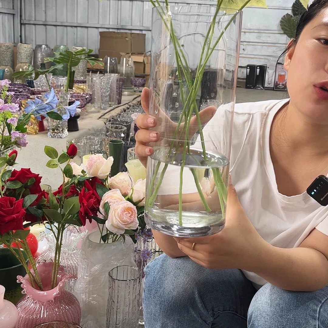 水晶花瓶直筒1230