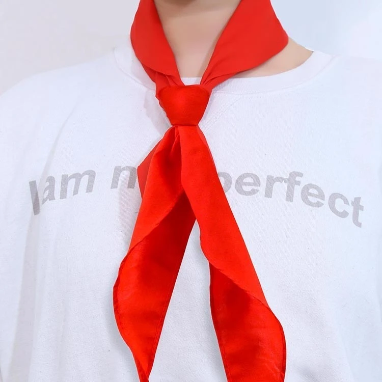 红领巾小学生纯通用儿童全标准绸布布1.2米绸缎1-3年