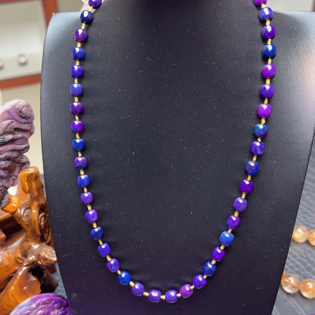 苏纪石（舒俱来）18K金镶嵌项链