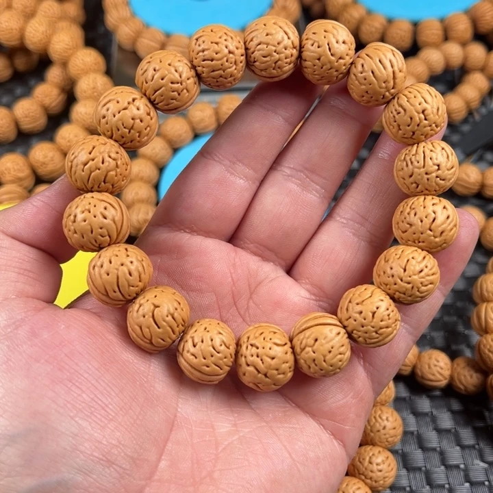 友***手串桃核金丹头货17
