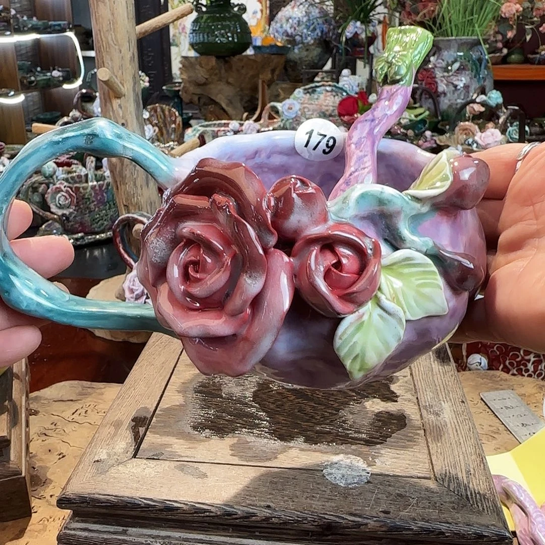 纯手工咖啡杯盘碗