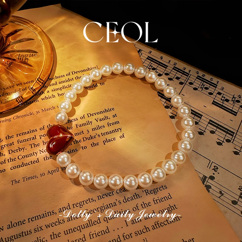 铜合金手链 CEOL 法·【心动微醺】春夏  法式百搭手链 X038001