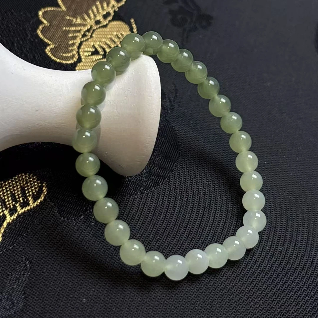 和田玉渐变手串HT087 多样性发其一