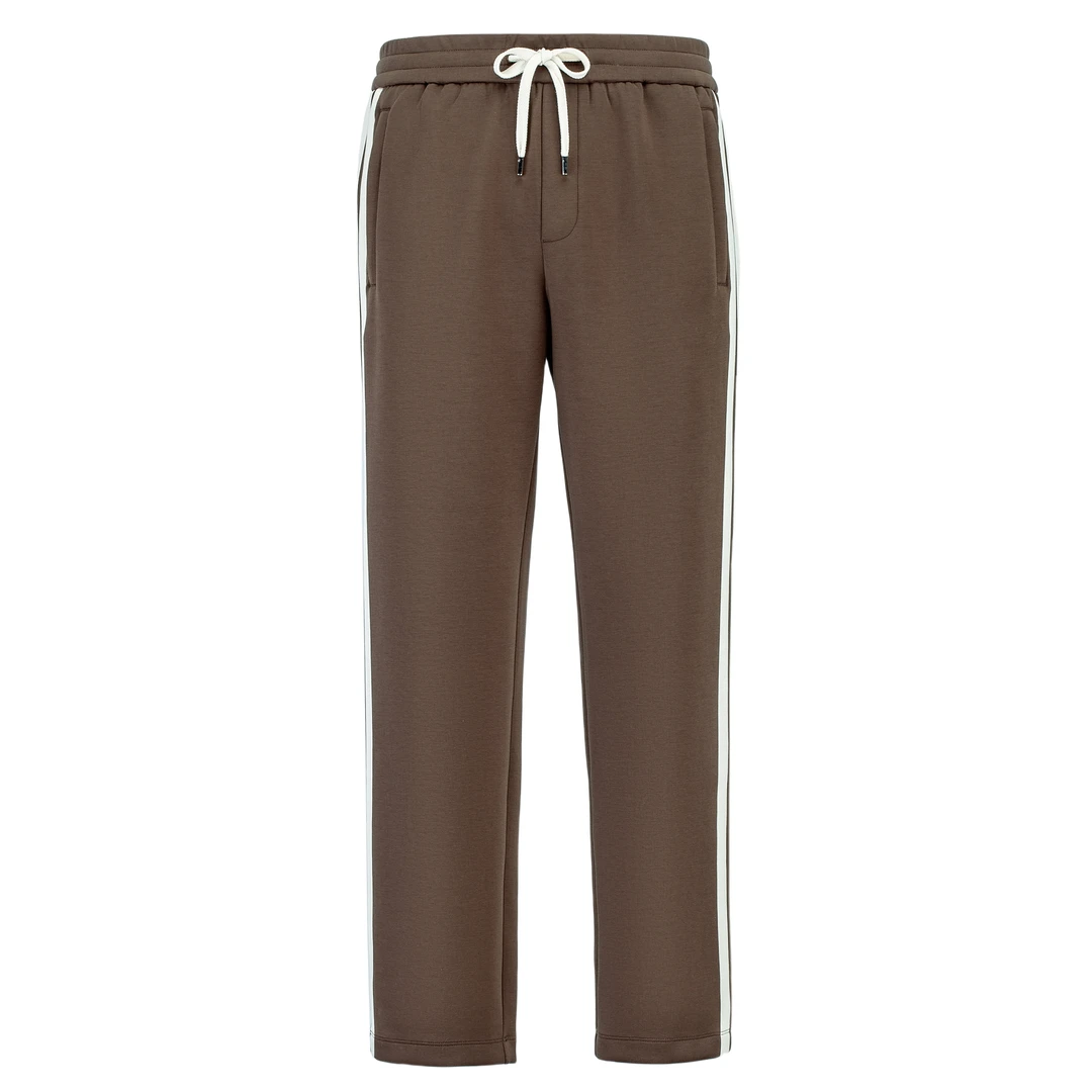 BOTTEGA老钱风双杠舒适条纹直筒男士休闲裤K7003-1