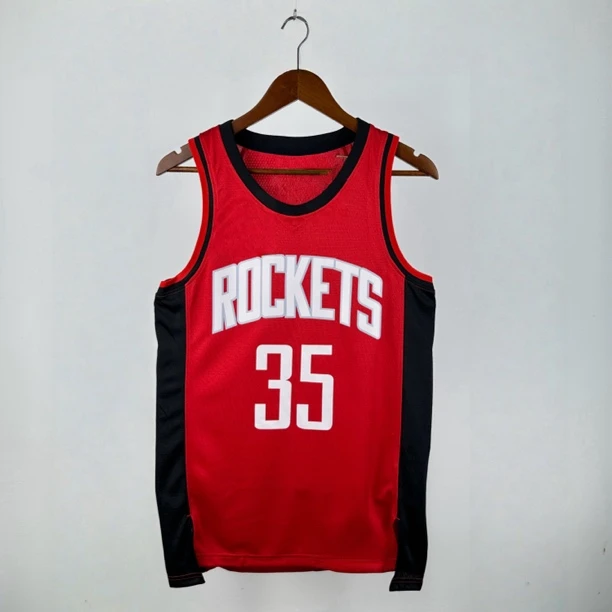 火箭队杜兰特7号篮球服透气吸湿排汗训练比赛适用