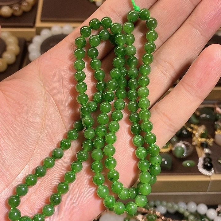 【闪购商品】项链未镶嵌和田玉（碧玉）
