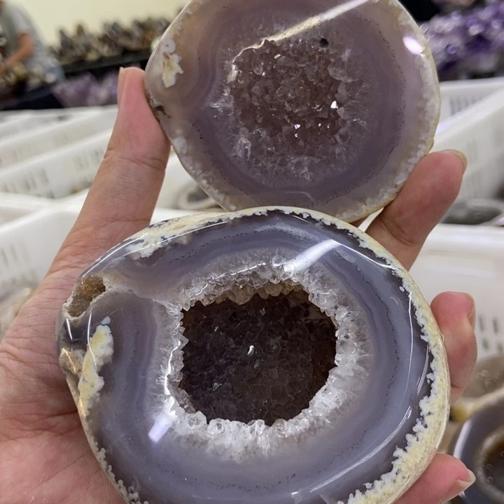 未镶嵌珠宝半成品水晶聚宝盆