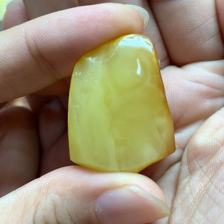 未镶嵌定制琥珀韩*白蜜蜡工坊原石定制
