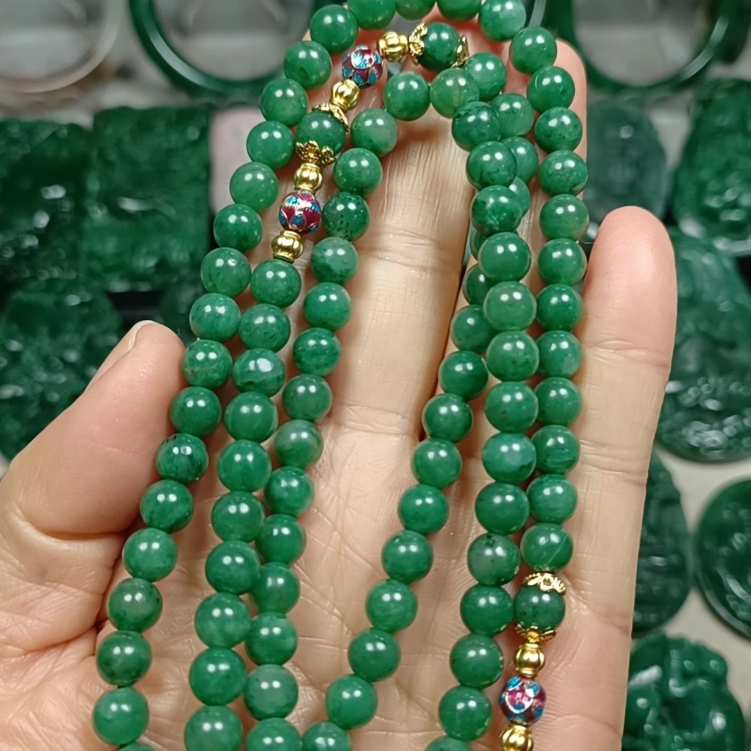 独山玉未镶嵌108☆7