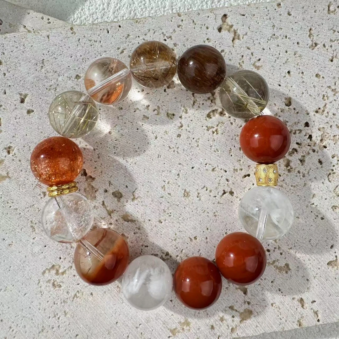 【财女、祥瑞】南红手串（天然珠宝多样性发其一）