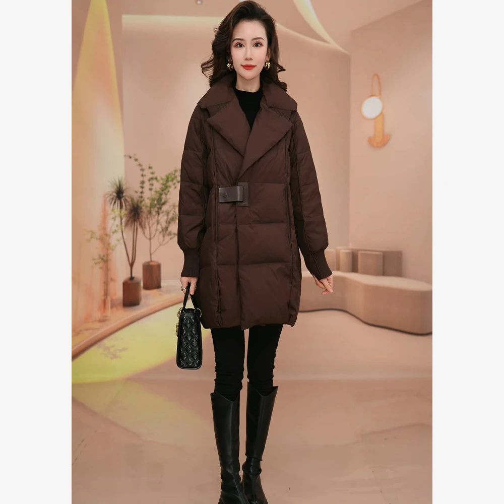 【羽绒服】新款气质时尚百搭显瘦加厚保暖羽绒服M-4XL