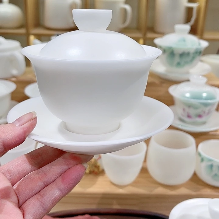 素烧元宝盖碗160-111111