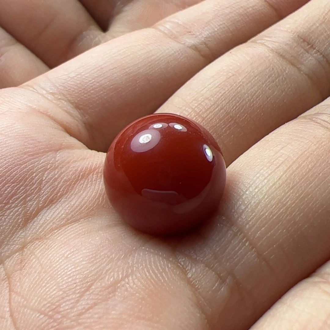 南红玛瑙13.9单珠未镶嵌