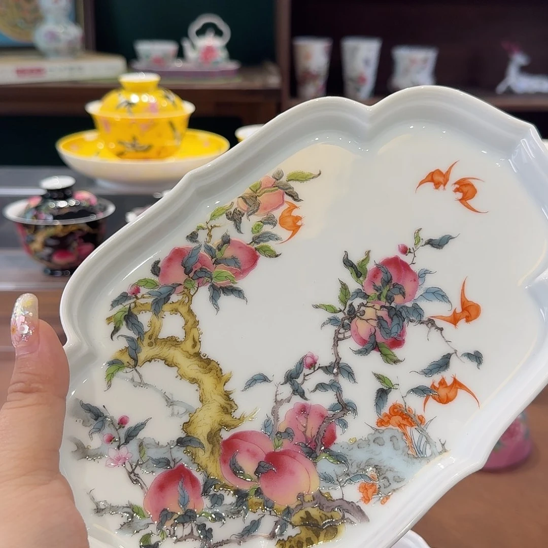 珐琅彩主人杯茶具套装