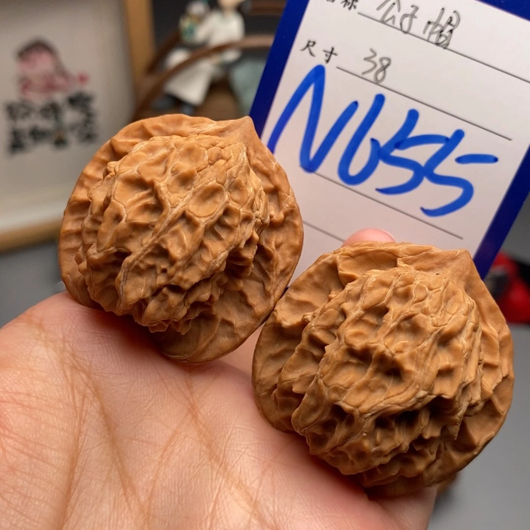 文玩核桃吊坠公子帽38
