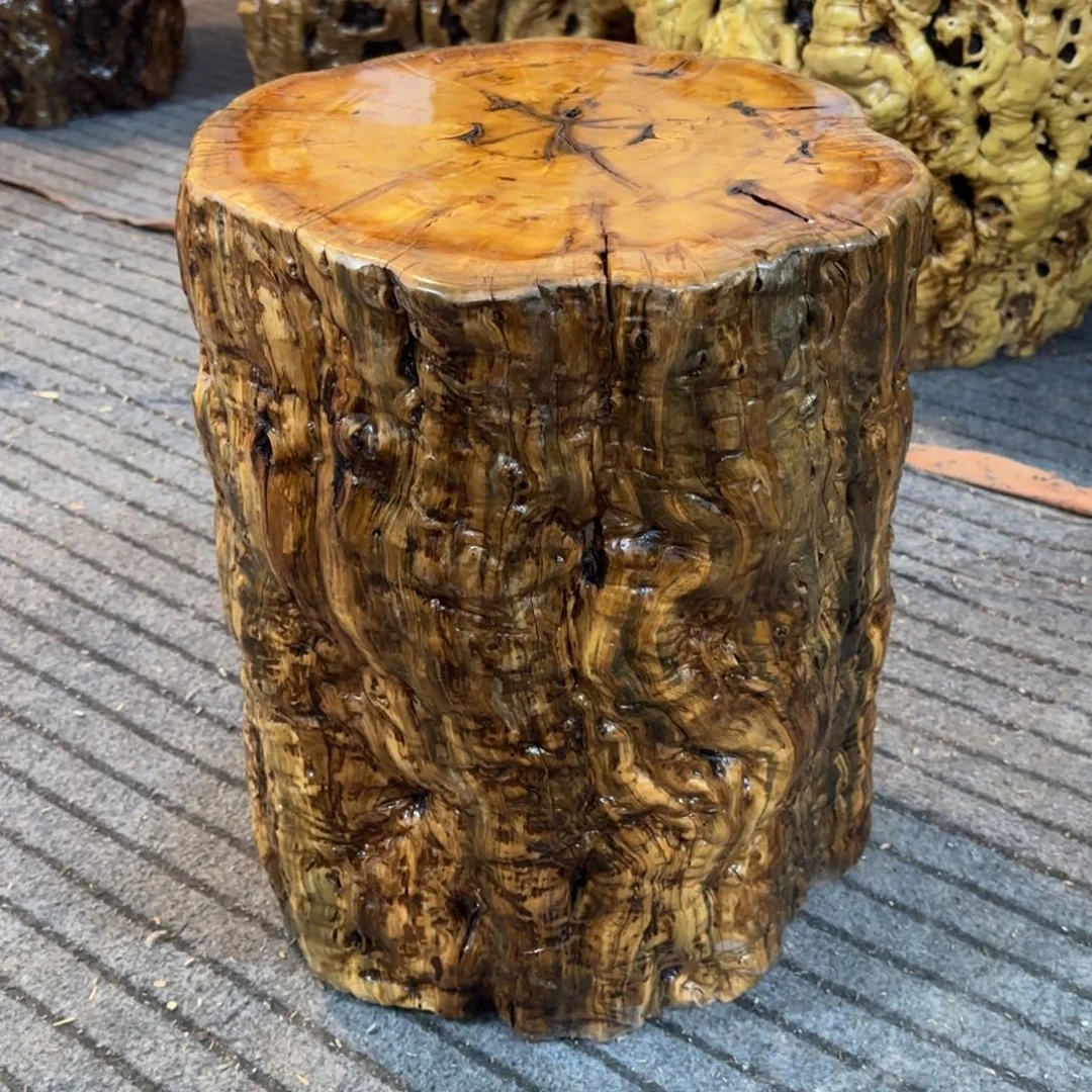 简***品龙纹鸡心枣木手工艺品